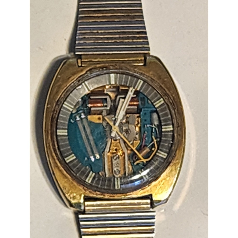 Vintage Bulova Accutron 214 Spaceview Watch READ NOTE